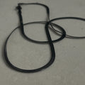 3mm Black Flat Snake Neck Chain